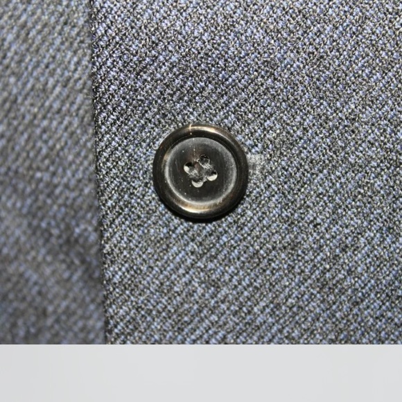 Hugo Boss Black Men Blazer Navy Blue Line Made In Turkey 100% Wool 3 Button 44R - Picture 4 of 11